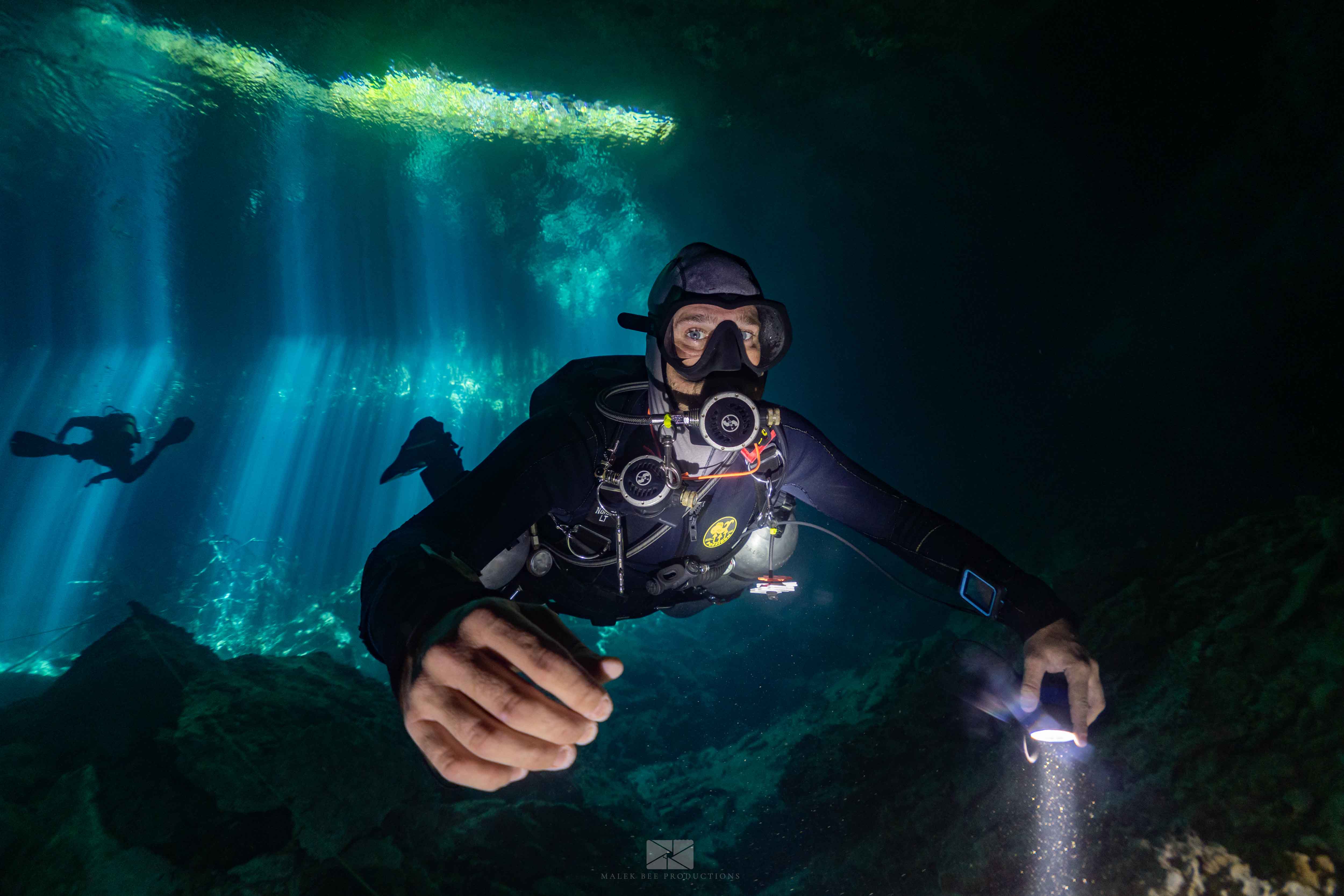 Diving in the Cenote - Riviera Maya